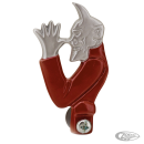Devil license plate topper
