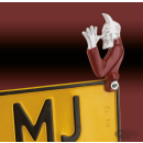 Devil license plate topper
