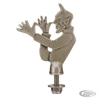 Devil license plate topper