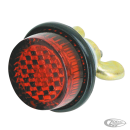 GZP Red bolt-on round reflector 20mm dia