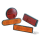 GZP Small Oval red reflector with E-appr