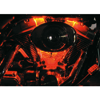Cyron Convex 6 LED Chrome Red