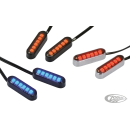 Cyron Convex 6 LED Black Red pair