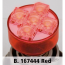 GZP SINGLE COMPACT LED BULB RED BA15S
