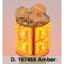 GZP 360 DEGREE 13 X LED BULB AMBER BA15S
