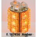 GZP SINGLE 360 DEGR 18-LED BULB AMBER BA