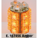 GZP SINGLE 360 DEGR 18-LED BULB AMBER BA
