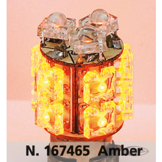 GZP 360 DEGREE 13 X LED BULB AMBER BAY15
