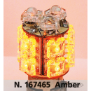 GZP 360 DEGREE 13 X LED BULB AMBER BAY15