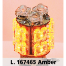 GZP 360 DEGREE 13 X LED BULB AMBER BAY15