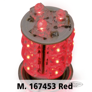 GZP DUAL 360 DEGREE 18 X LED BULB RED BA