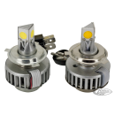 GZP Synapse Yellow LED H4 bulb w/bullet
