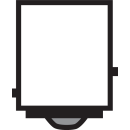 GZP Red glass bulb BAY15D 1157 socket