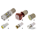 GZP Synapse 2LED red wedge style bulb