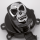 GZP Blk skull ignition switch Softail 11-17