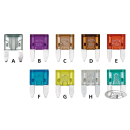 10pck Flat Mini Fuse 3 Amp.