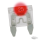 GZP 5pck Mini Led detector fuse Red 10A