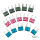 GZP 5pck Mini Led detector fuse Blue 15A