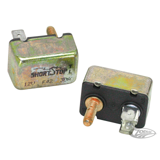 Dual output circuit breaker assy 30 Amp.