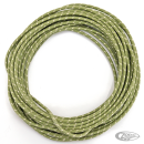 green cotton wire w/white tracer 25ft