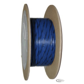 18-Gauge BLUE/BLACK STRIPE 100 Spool Pr