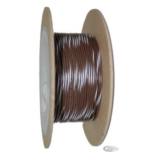 18-Gauge BROWN/WHITE STRIPE 100 Spool P