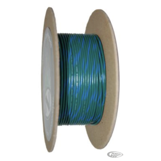 18-Gauge GREEN/BLUE STRIPE 100 Spool Pr