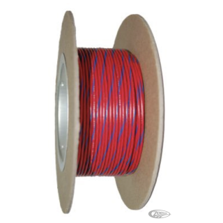 18-Gauge RED/BLUE STRIPE 100 Spool Prim