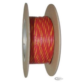 18-Gauge RED/YELLOW STRIPE 100 Spool Pr