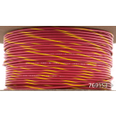 18-Gauge RED/YELLOW STRIPE 100 Spool Pr