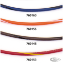 18-Gauge WHITE/BROWN STRIPE 100 Spool P