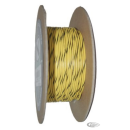 18-Gauge YELLOW/BLACK STRIPE 100 Spool