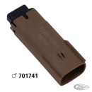 Molex 07Up 3-Position Male Brown OEM7254