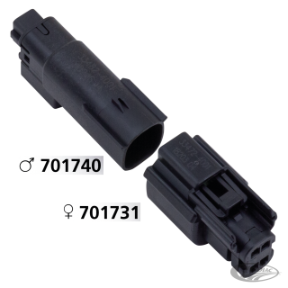 Molex 07Up 4-Position Male Black OEM7217