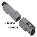 Molex 07Up 4-Position Male Gray OEM72415