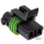 Delphi-Packard Weatherpack, 2-Wire Femal