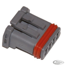 MX-1900 4-Position Socket Housing Gray