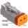2 Pole grey socket housing