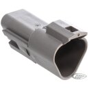 3 Pole grey pin housing