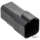 6 Pole black pin housing