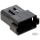 12 Pole black pin housing