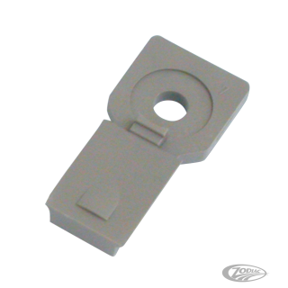 Grey mounting bracket for 8 pole recepta