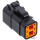 DTM 6-Pos Blk Plug w/ Terminals & Wedge