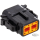 DTM 8-Pos Blk Plug w/ Terminals & Wedge