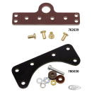 Plate horn terminal with rivets