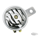 GZP Chr mini horn grooved cover with bra