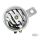 GZP Chr mini horn grooved cover with bra