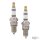 ACCEL white U-groove spark plugs 2410A