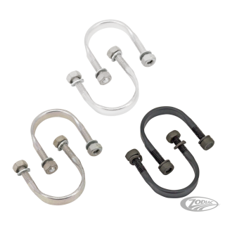 Samwel coil strap set, white plated