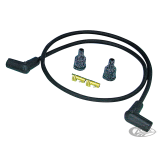 Black plug wire kit copper core